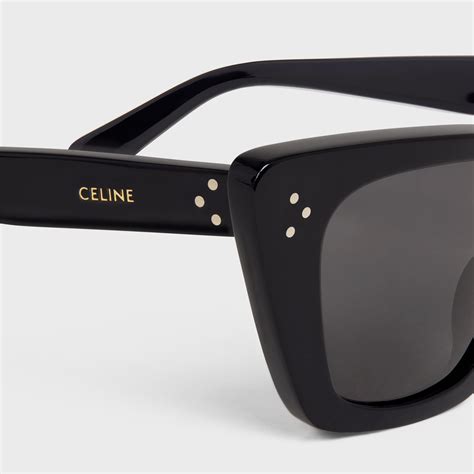 celine caty black|WOMEN'S LUXURY CAT EYE SUNGLASSES .